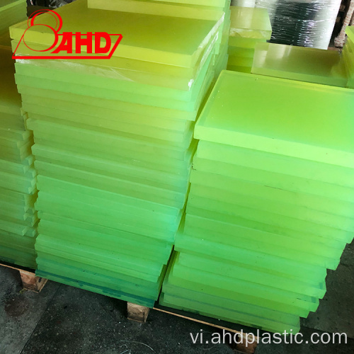 tấm cao su polyurethane màu vàng 8mm100mm